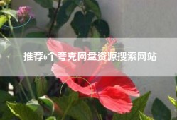 推荐6个夸克网盘资源搜索网站