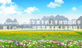 iPhonexsmax组装苹果手机上手体验组装手机「iPhonexsmax组装苹果手机上手体验」
