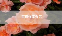 百度作家专区