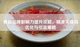 食品品牌影响力提升攻略，精准关键词优化与引流策略