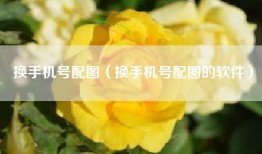 换手机号配图（换手机号配图的软件）