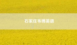 石家庄韦博英语