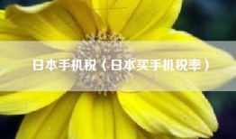 日本手机税（日本买手机税率）