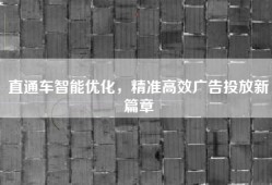 直通车智能优化，精准高效广告投放新篇章