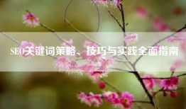 SEO关键词策略、技巧与实践全面指南