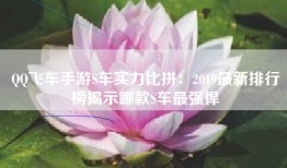 QQ飞车手游S车实力比拼：2019最新排行榜揭示哪款S车最强悍
