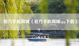 官方手机商城（官方手机商城app下载）