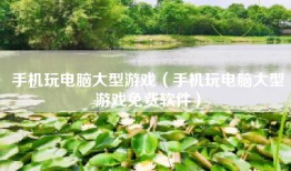 手机玩电脑大型游戏（手机玩电脑大型游戏免费软件）