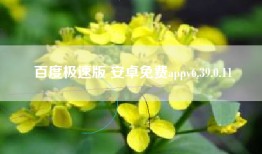 百度极速版 安卓免费appv6.39.0.11