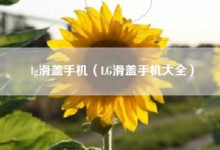 lg滑盖手机（LG滑盖手机大全）