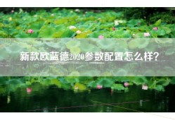 新款欧蓝德2020参数配置怎么样？