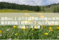 趋势2025 ｜ 从八大趋势看AI终端2025年发展手机终端「趋势2025 ｜ 从八大趋势看AI终端2025年发展」