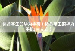 适合学生的华为手机（适合学生的华为手机1500左右）