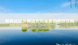 解析远红外频谱仓对身体的奇妙作用