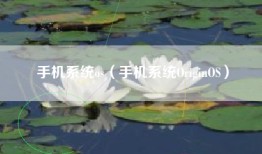 手机系统os（手机系统OriginOS）