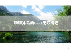 聊聊冰岛的Einstk无双啤酒