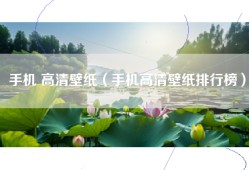手机 高清壁纸（手机高清壁纸排行榜）