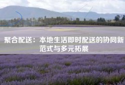 聚合配送：本地生活即时配送的协同新范式与多元拓展