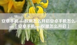 安卓手机root权限怎么开启安卓手机怎么root「安卓手机root权限怎么开启」