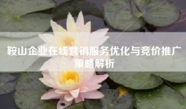 鞍山企业在线营销服务优化与竞价推广策略解析