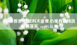 2024年香港6合资料大全查,心里有数精选解释落实_app45.45.46