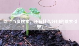 除了百度搜索，还有什么好用的搜索引擎？