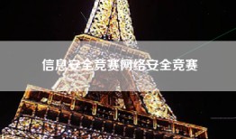 信息安全竞赛网络安全竞赛