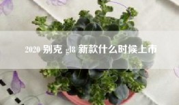 2020 别克 gl8 新款什么时候上市
