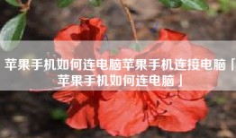 苹果手机如何连电脑苹果手机连接电脑「苹果手机如何连电脑」