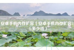 安卓手机内存扩容（安卓手机内存扩容512g多少钱）
