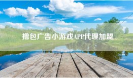 撸包广告小游戏APP代理加盟