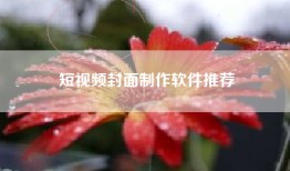 短视频封面制作软件推荐