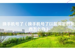 换手机号了（换手机号了以前绑定的东西怎么办）