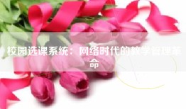校园选课系统：网络时代的教学管理革命