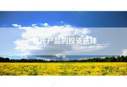 信托产品的投资选择