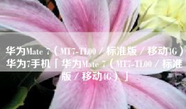 华为Mate 7（MT7-TL00／标准版／移动4G）华为7手机「华为Mate 7（MT7-TL00／标准版／移动4G）」