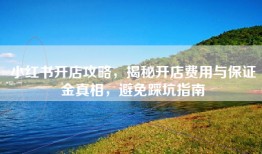 小红书开店攻略，揭秘开店费用与保证金真相，避免踩坑指南