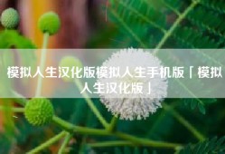 模拟人生汉化版模拟人生手机版「模拟人生汉化版」