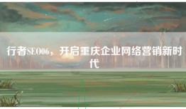 行者SEO06，开启重庆企业网络营销新时代