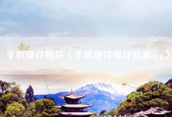 手机硬件损坏（手机硬件损坏检测app）