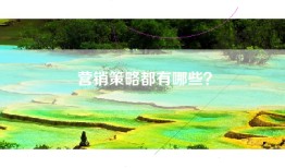营销策略都有哪些？