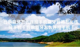 音响蓝牙怎么连接手机蓝牙音箱怎么连接手机「音响蓝牙怎么连接手机」