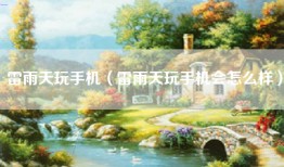 雷雨天玩手机（雷雨天玩手机会怎么样）