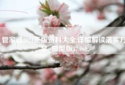 管家婆2024正版资料大全,详细解读落实方案_微型版37.960