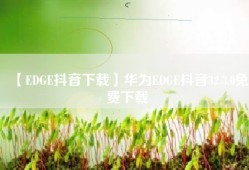 【EDGE抖音下载】华为EDGE抖音32.3.0免费下载