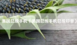 美国总统手机（美国总统手机总统印章）