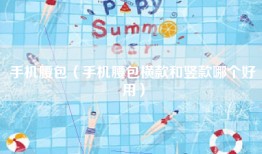 手机腰包（手机腰包横款和竖款哪个好用）