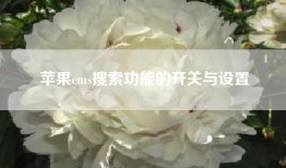 苹果cms搜索功能的开关与设置