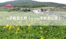 lg手机怎么样（lg wing手机怎么样）