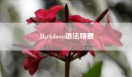 Markdown语法精要
